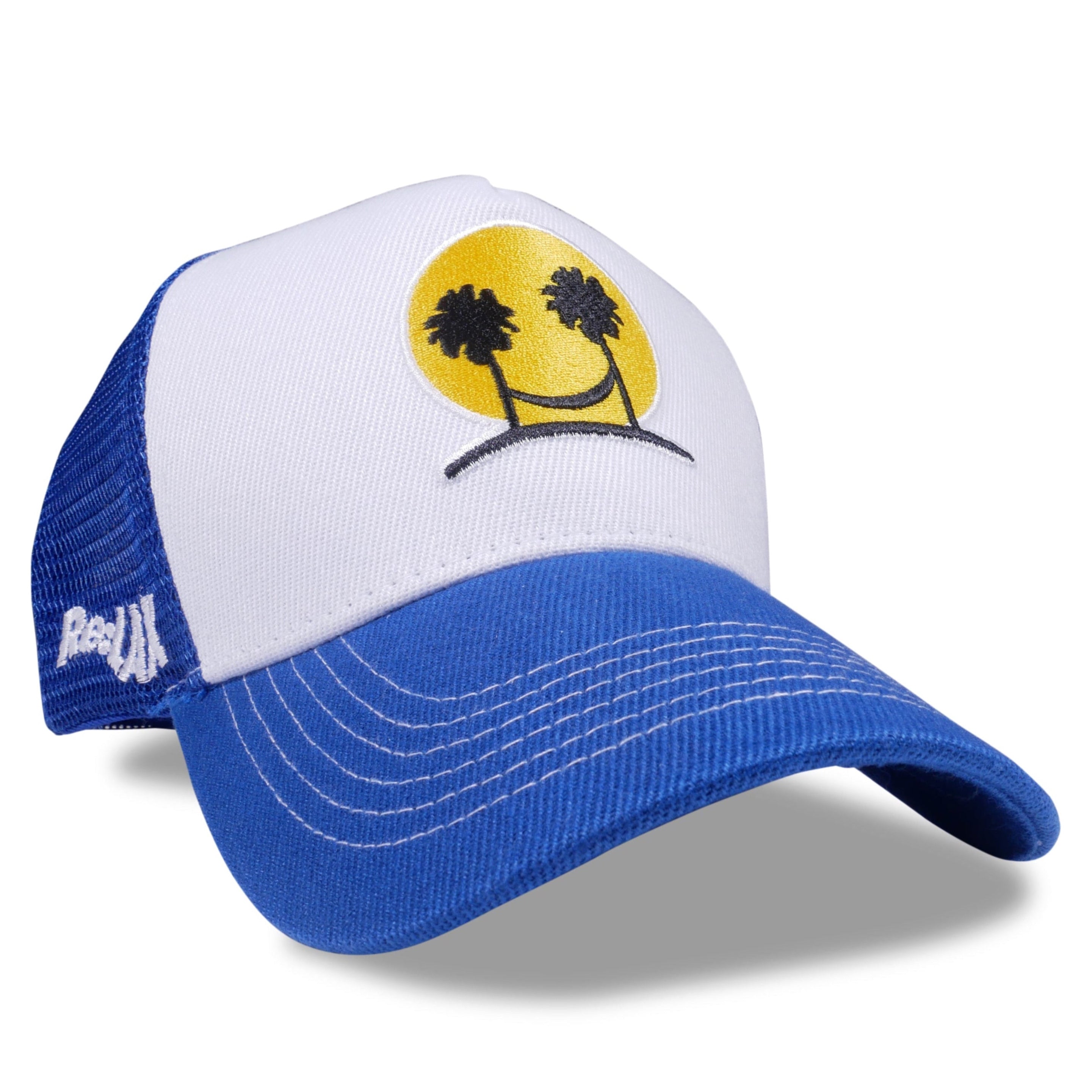 Cappello Trucker Smile Face Con Faccina Sorridente – Snapback Regolabile Unisex Con Rete Traspirante