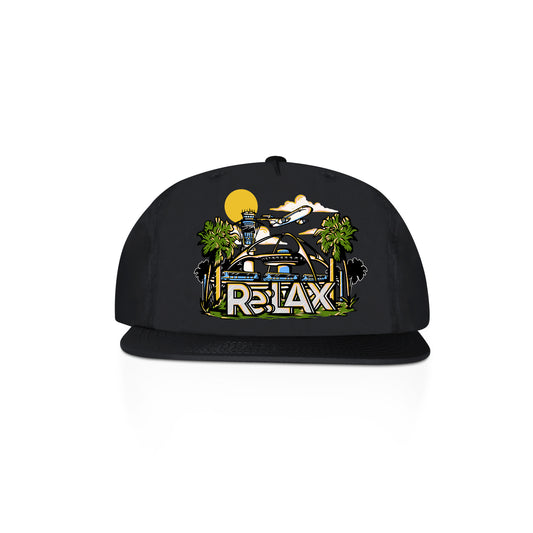 "Airport" Nylon Snapback Hat