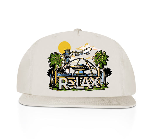 "Airport" Nylon Snapback Hat
