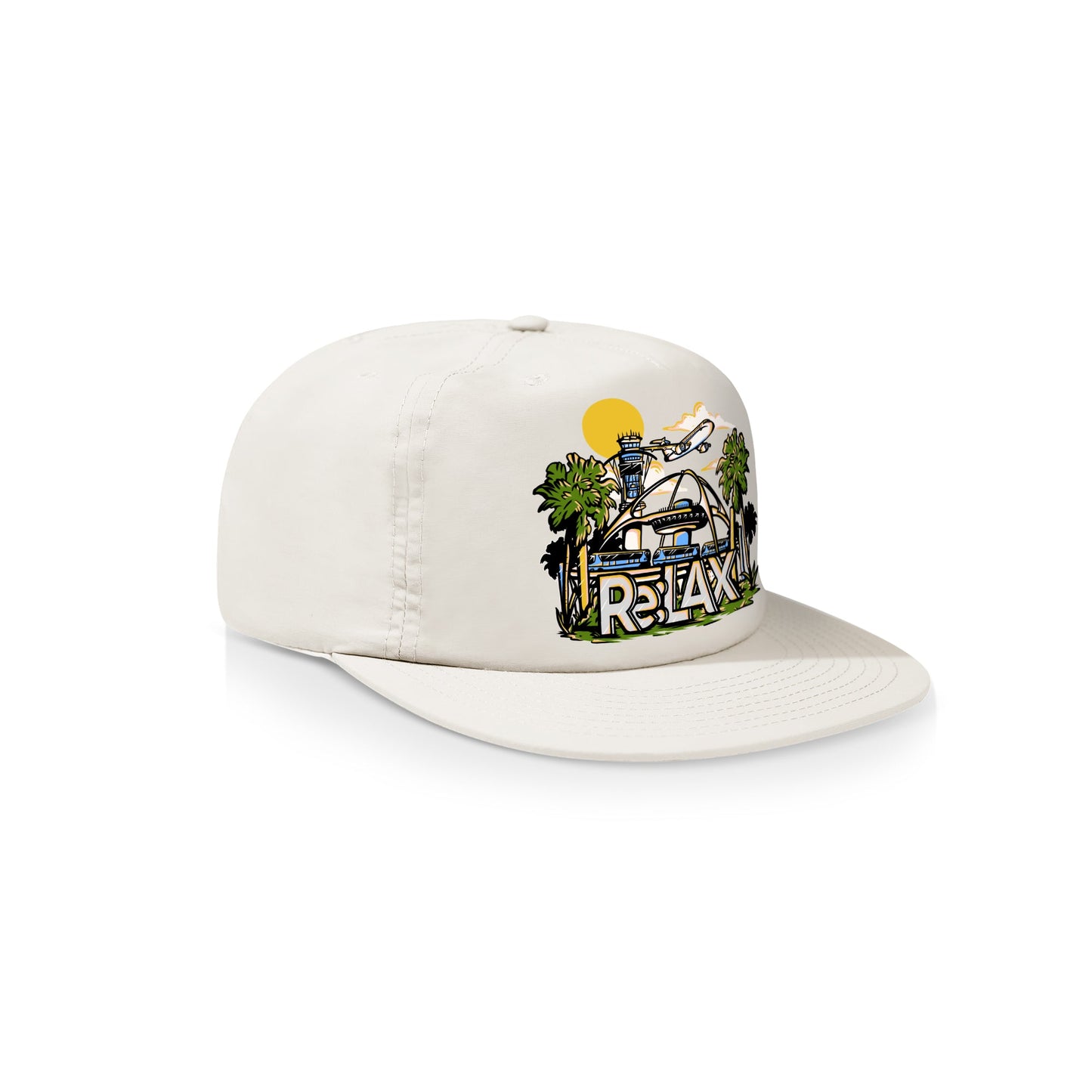 "Airport" Nylon Snapback Hat