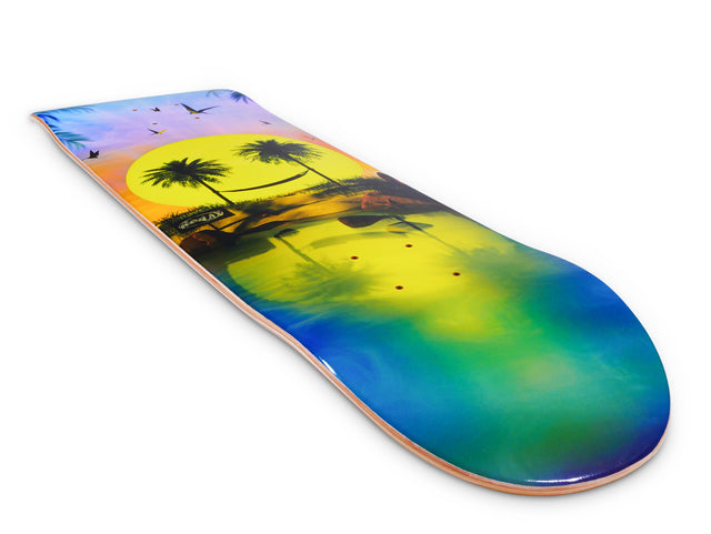 "Island" Skateboard Deck