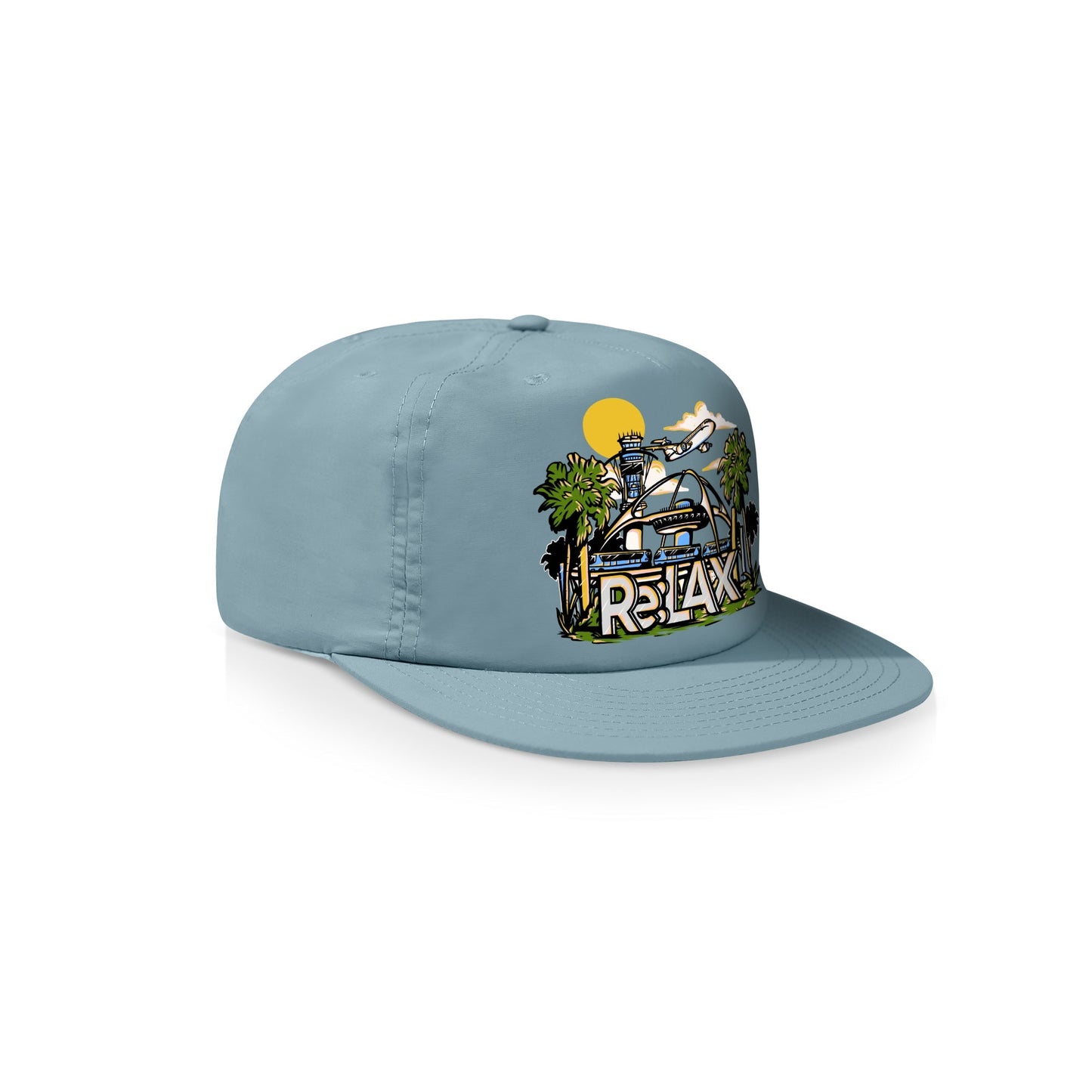 "Airport" Nylon Snapback Hat