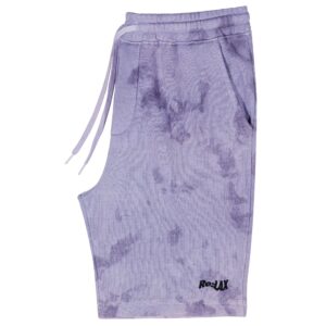 new wave tie dye sweatshorts purple in purple by Re:LAX Lifestyle