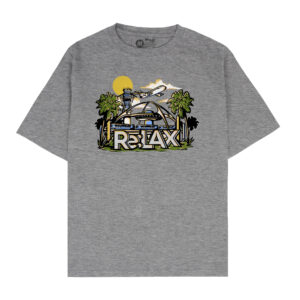 Airport T-Shirt in Gray on white background